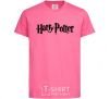 Kids T-shirt Harry Potter logo black heliconia фото