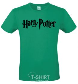 Men's T-Shirt Harry Potter Hogwarts bottle-green фото