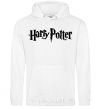 Men`s hoodie Harry Potter logo black White фото