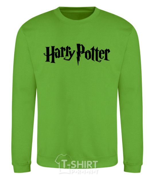 Sweatshirt Harry Potter logo black orchid-green фото