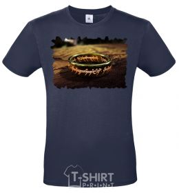 Men's T-Shirt the Power Ring navy-blue фото
