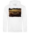 Men`s hoodie the Power Ring White фото