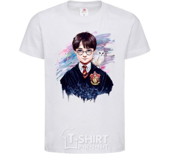Kids T-shirt Harry Potter art White фото