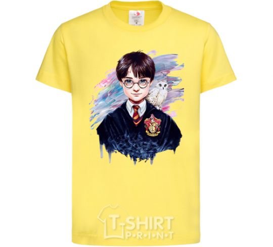 Kids T-shirt Harry Potter art cornsilk фото