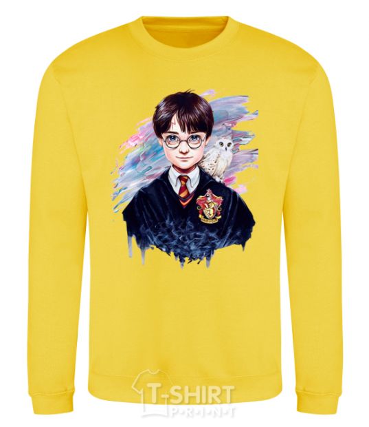 Sweatshirt Harry Potter art yellow фото