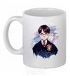 Ceramic mug Harry Potter art White фото