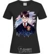 Women's T-shirt Harry Potter art black фото
