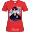 Women's T-shirt Harry Potter art red фото