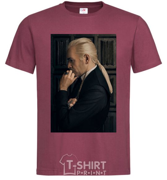 Men's T-Shirt Lucius burgundy фото