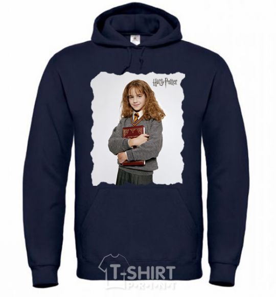 Men`s hoodie Hermione Granger navy-blue фото