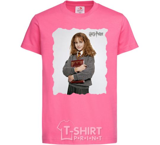 Детская футболка Гермиона Грейнджер Ярко-розовый фото