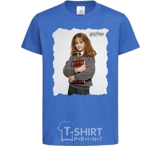 Kids T-shirt Hermione Granger royal-blue фото