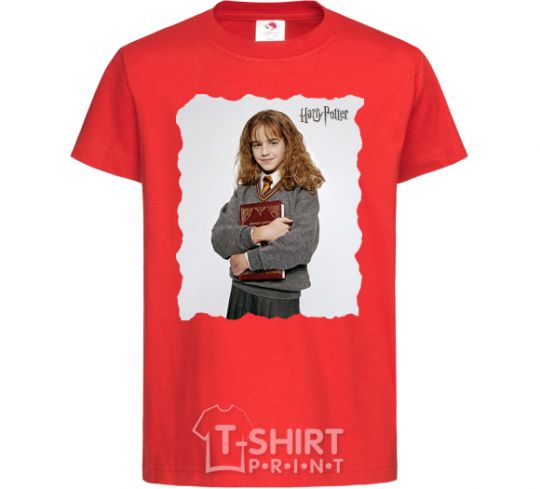 Kids T-shirt Hermione Granger red фото