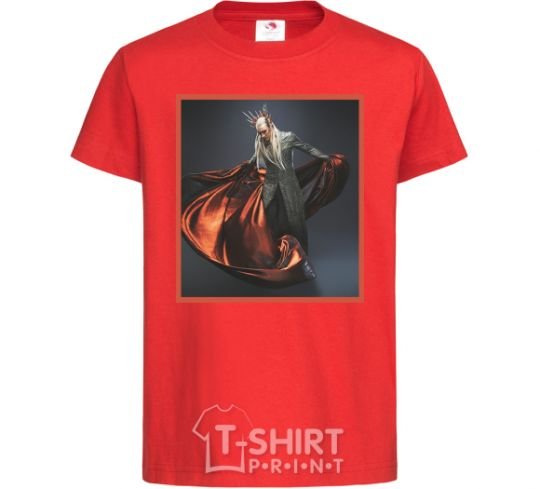 Детская футболка Трандуил Красный фото