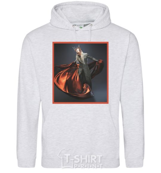 Men`s hoodie Thranduil sport-grey фото