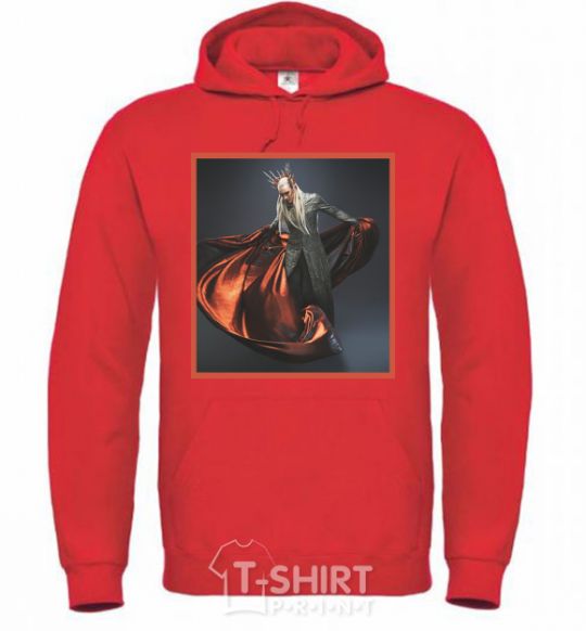 Men`s hoodie Thranduil bright-red фото
