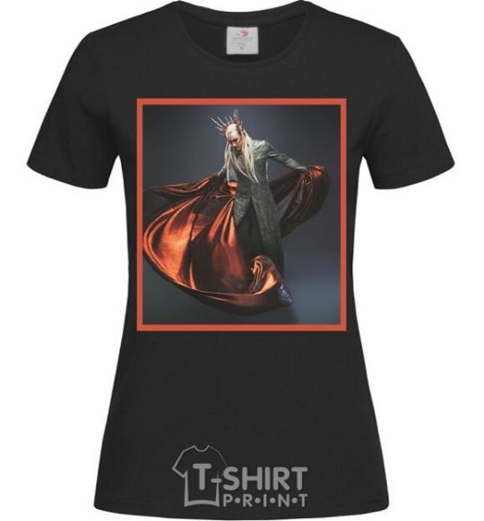 Женская футболка Трандуил Черный фото