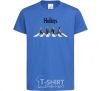 Kids T-shirt The Hobbits art royal-blue фото