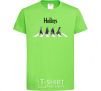 Kids T-shirt The Hobbits art orchid-green фото