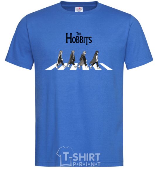 Men's T-Shirt The Hobbits art royal-blue фото