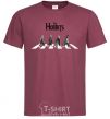 Men's T-Shirt The Hobbits art burgundy фото