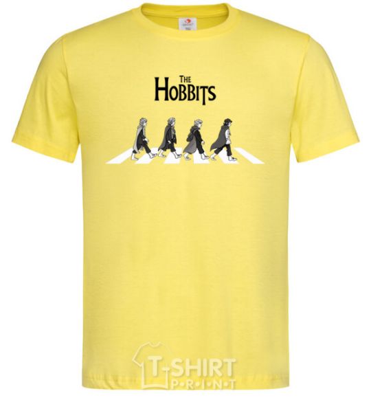 Men's T-Shirt The Hobbits art cornsilk фото