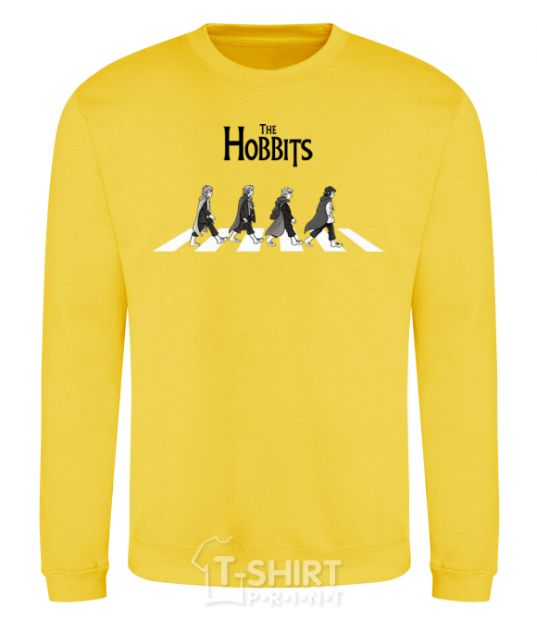 Sweatshirt The Hobbits art yellow фото