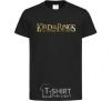 Детская футболка The Lord of the Rings logo Черный фото