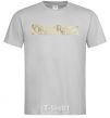 Men's T-Shirt The Lord of the Rings logo grey фото