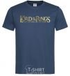 Men's T-Shirt The Lord of the Rings logo navy-blue фото