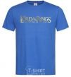 Мужская футболка The Lord of the Rings logo Ярко-синий фото