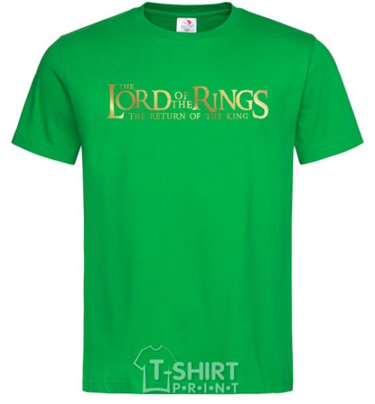 Men's T-Shirt The Lord of the Rings logo kelly-green фото