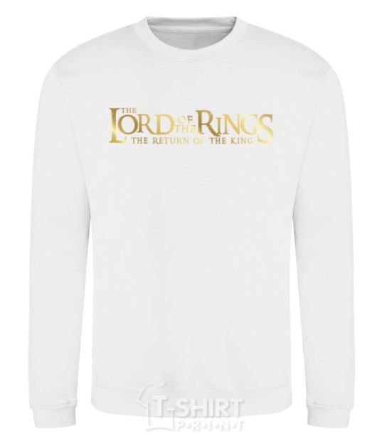 Свитшот The Lord of the Rings logo Белый фото