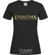 Women's T-shirt The Lord of the Rings logo black фото