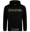 Men`s hoodie The Lord of the Rings logo black фото