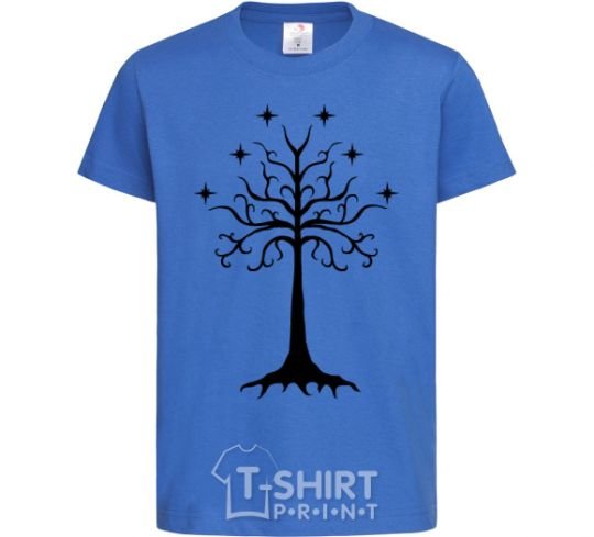Kids T-shirt Lord of the Rings wood royal-blue фото