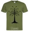 Men's T-Shirt Lord of the Rings wood millennial-khaki фото