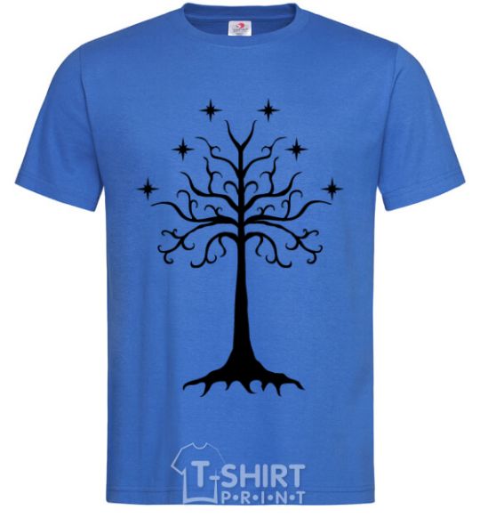 Men's T-Shirt Lord of the Rings wood royal-blue фото