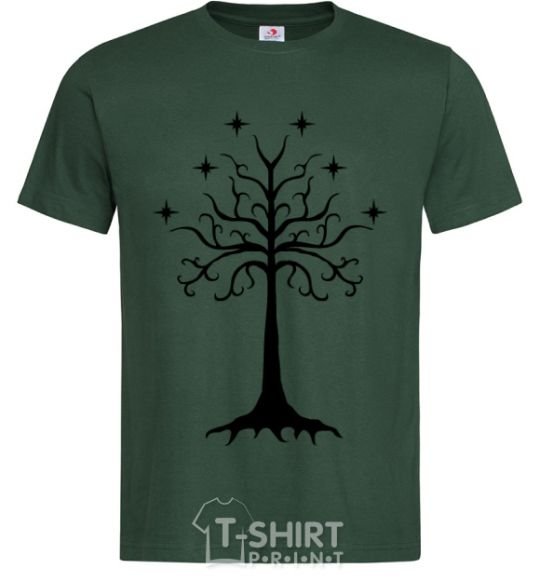 Men's T-Shirt Lord of the Rings wood bottle-green фото