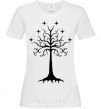 Women's T-shirt Lord of the Rings wood White фото