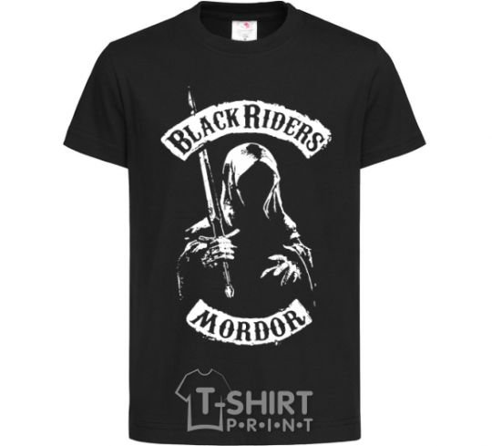 Kids T-shirt Black riders Mordor black фото