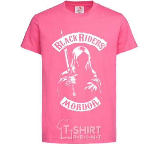 Kids T-shirt Black riders Mordor heliconia фото