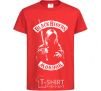 Kids T-shirt Black riders Mordor red фото