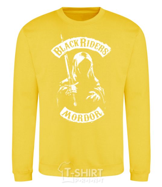 Sweatshirt Black riders Mordor yellow фото