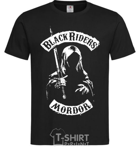Мужская футболка Black riders Mordor Черный фото