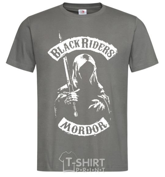 Мужская футболка Black riders Mordor Графит фото