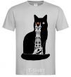 Men's T-Shirt The Cat of Mordor grey фото