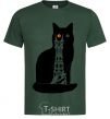 Men's T-Shirt The Cat of Mordor bottle-green фото