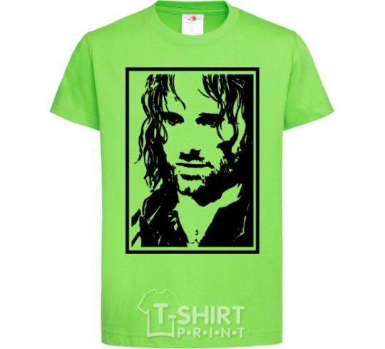 Kids T-shirt Aragorn orchid-green фото