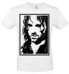 Men's T-Shirt Aragorn White фото